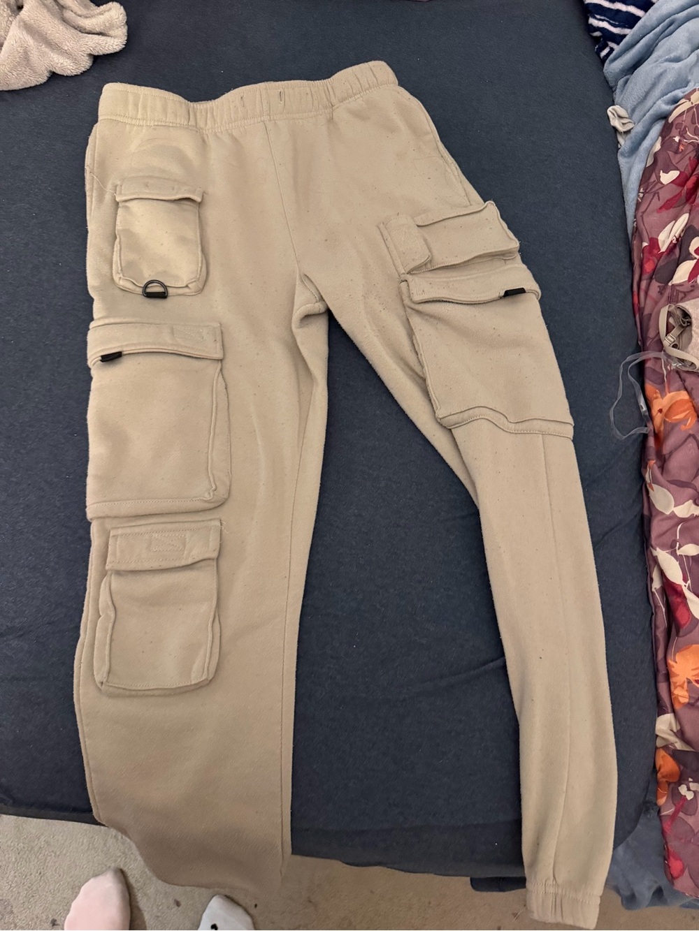 2 Pair Jogger Bundle Purple & Beige Size M / 6